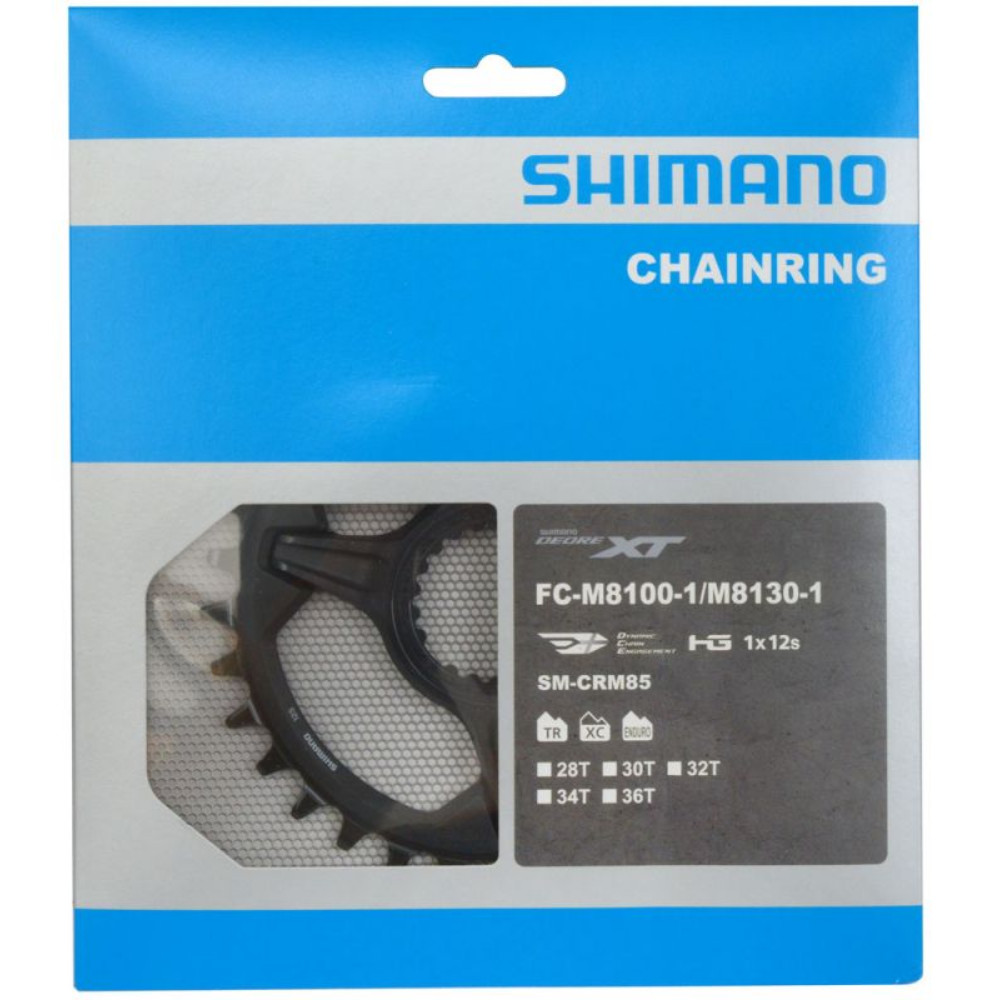 طبق قامه 1*12 سرعته وسینی طبق قامه دوچرخه شیمانو Shimano XT FC-M8100-1 / Shimano XT SM-CRM85
