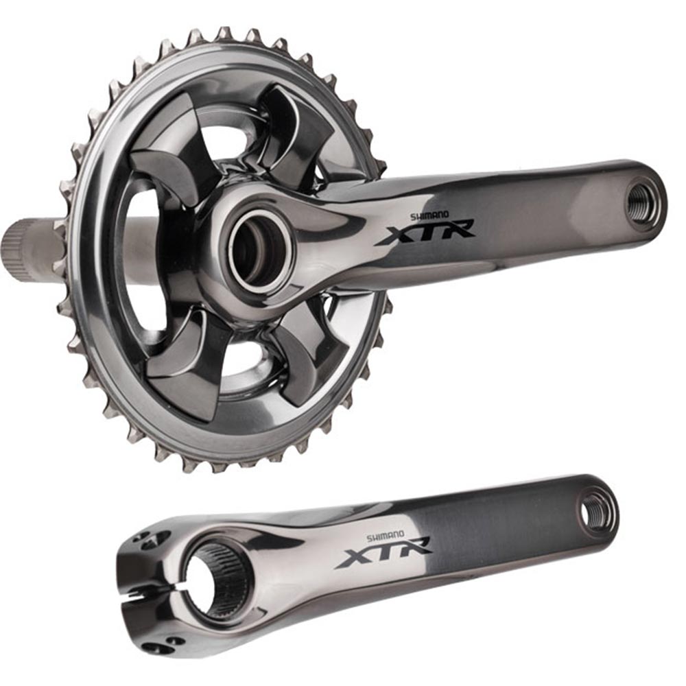 طبق قامه بدون توپی 2*11 سرعته دوچرخه شیمانو Shimano XTR FC-M9000-2 MTB 2x11s 36/26T 175mm