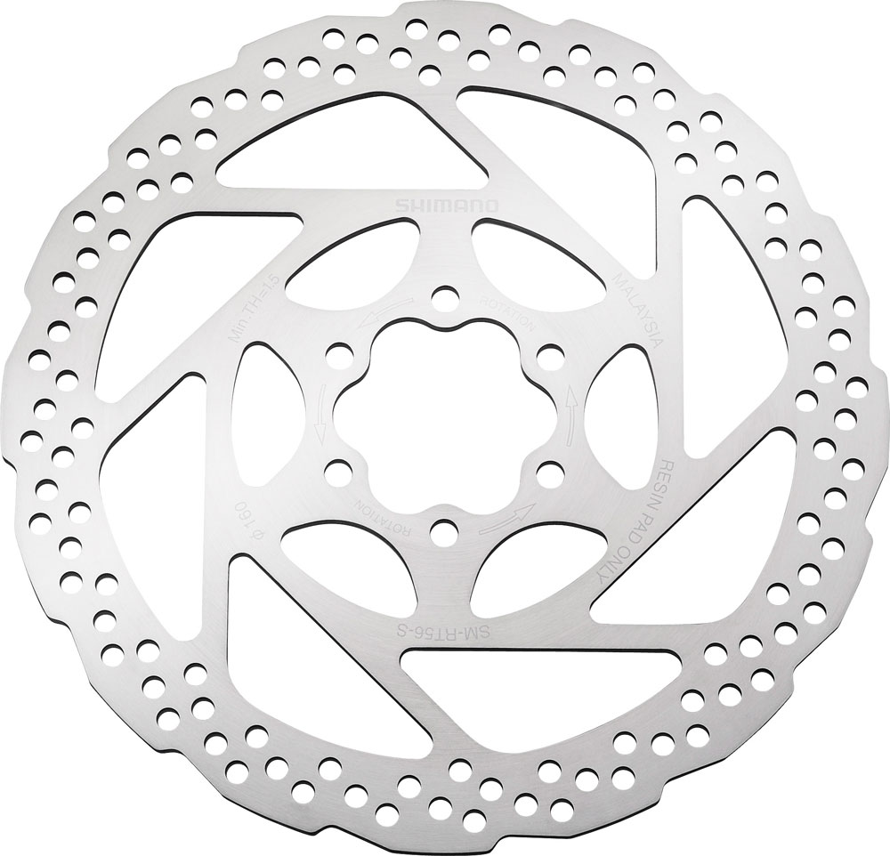 صفحه دیسک (روتور) دوچرخه 6 پیچ شیمانو Shimano SM-RT56