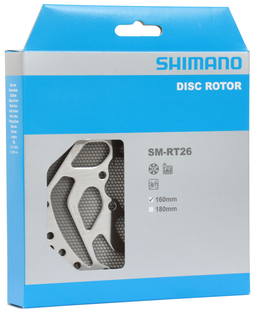 صفحه دیسک (روتور) دوچرخه 6 پیچ شیمانو Shimano SM-RT26