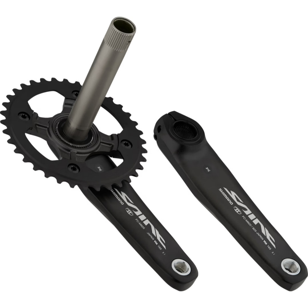 طبق قامه 1*10 سرعته دوچرخه شیمانو Shimano Saint FC-M825 83 mm Hollowtech II 165MM/36T