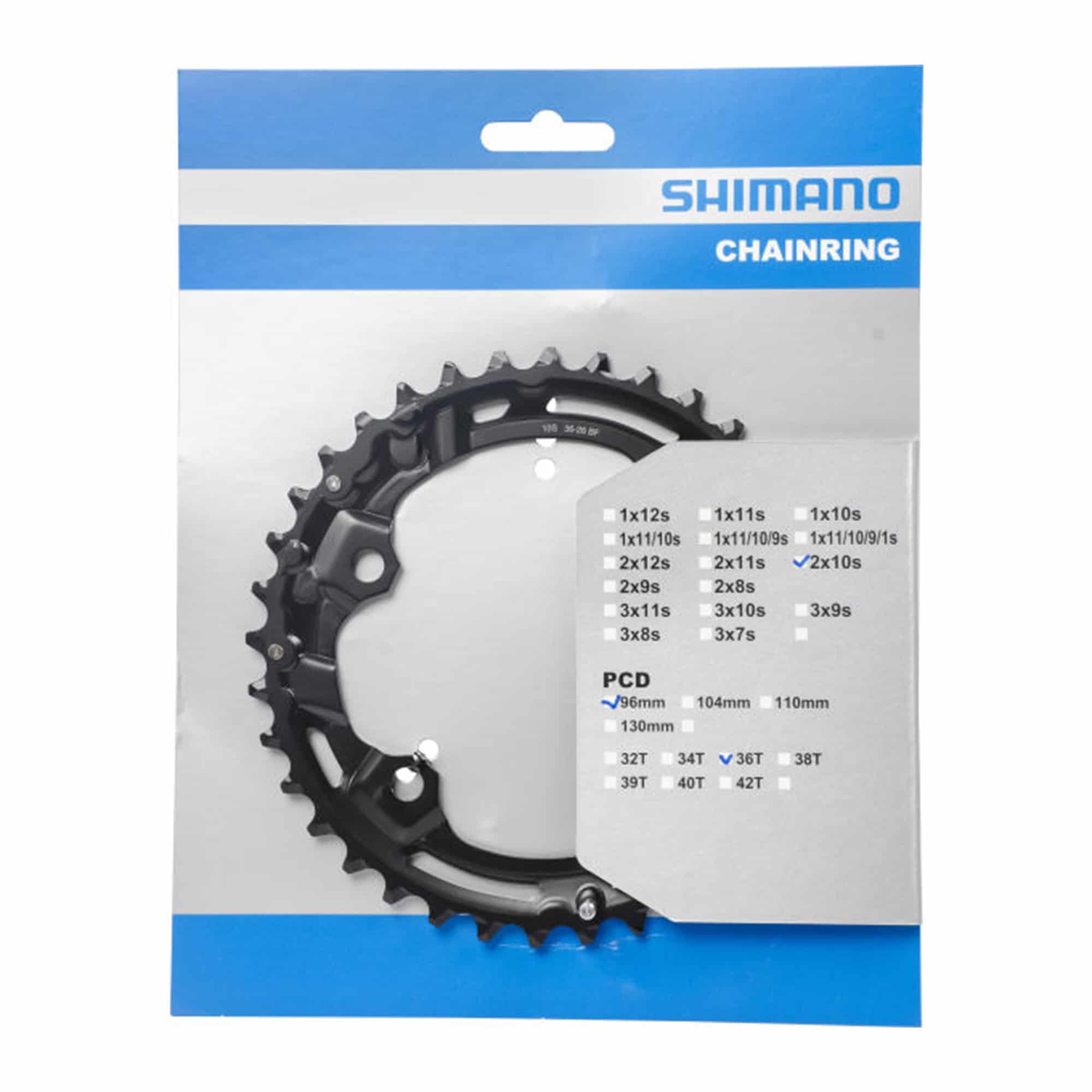 سینی طبق قامه 2*10 سرعته دوچرخه شیمانوShimano DEORE FC-M4100 36T-BF