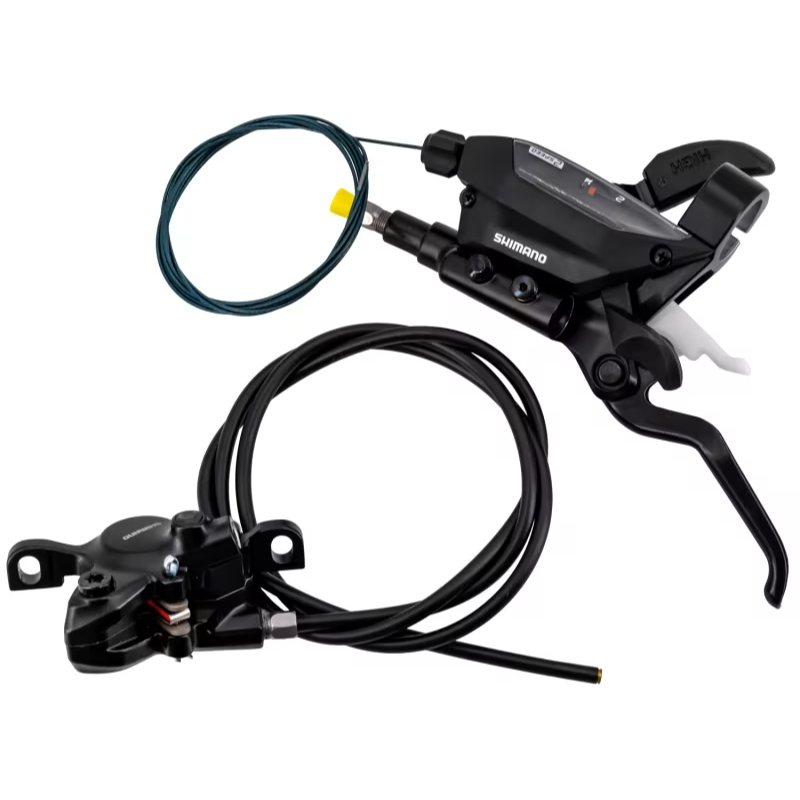 ست دسته دنده و ترمز هیدرولیک دوچرخه شیمانو Shimano ST-EF515+BR-MT200 2x8
