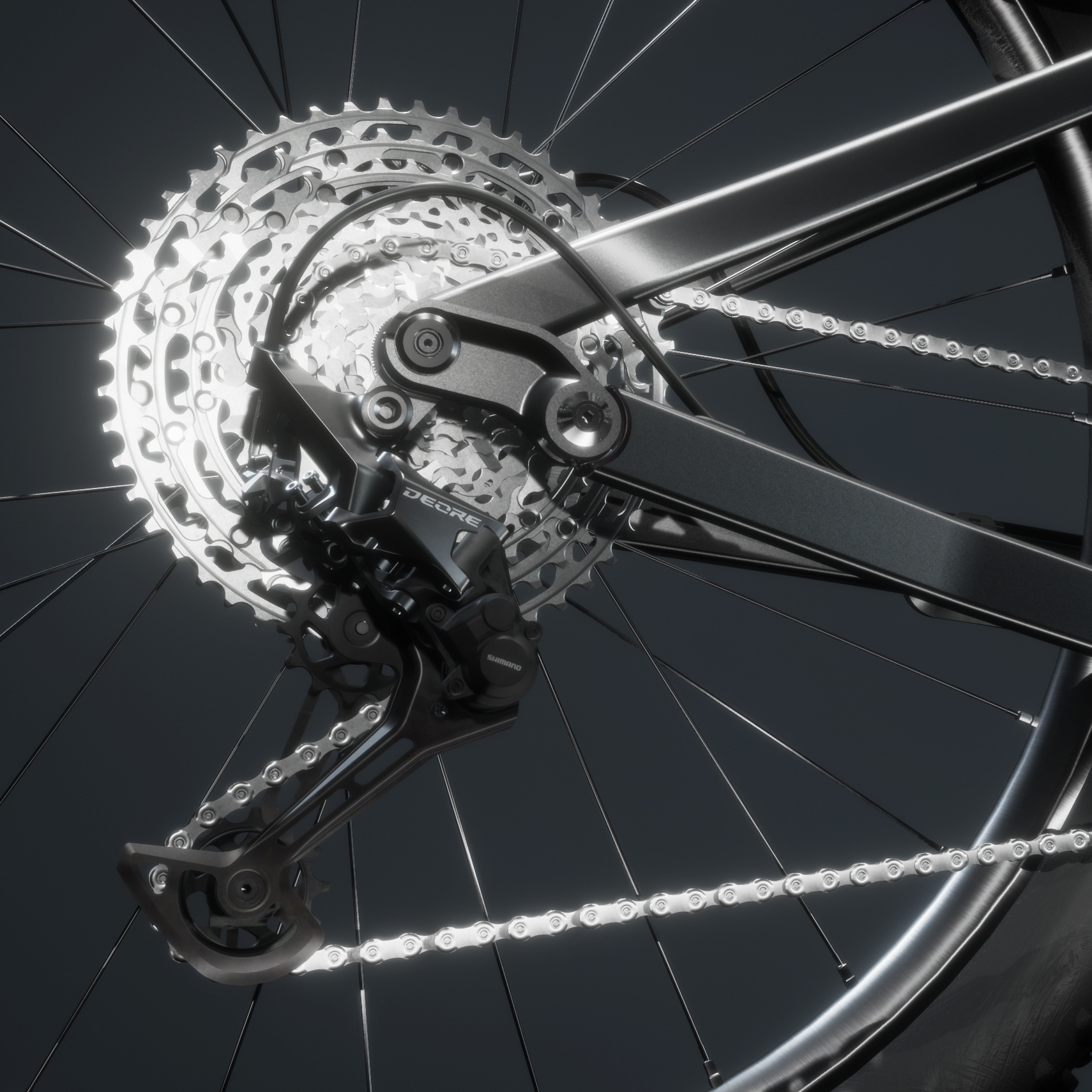 شانژمان دوچرخه 12 سرعته شیمانو Shimano Deore RD-M6100 - Shadow RD+ | 1x12-speed | long (SGS)