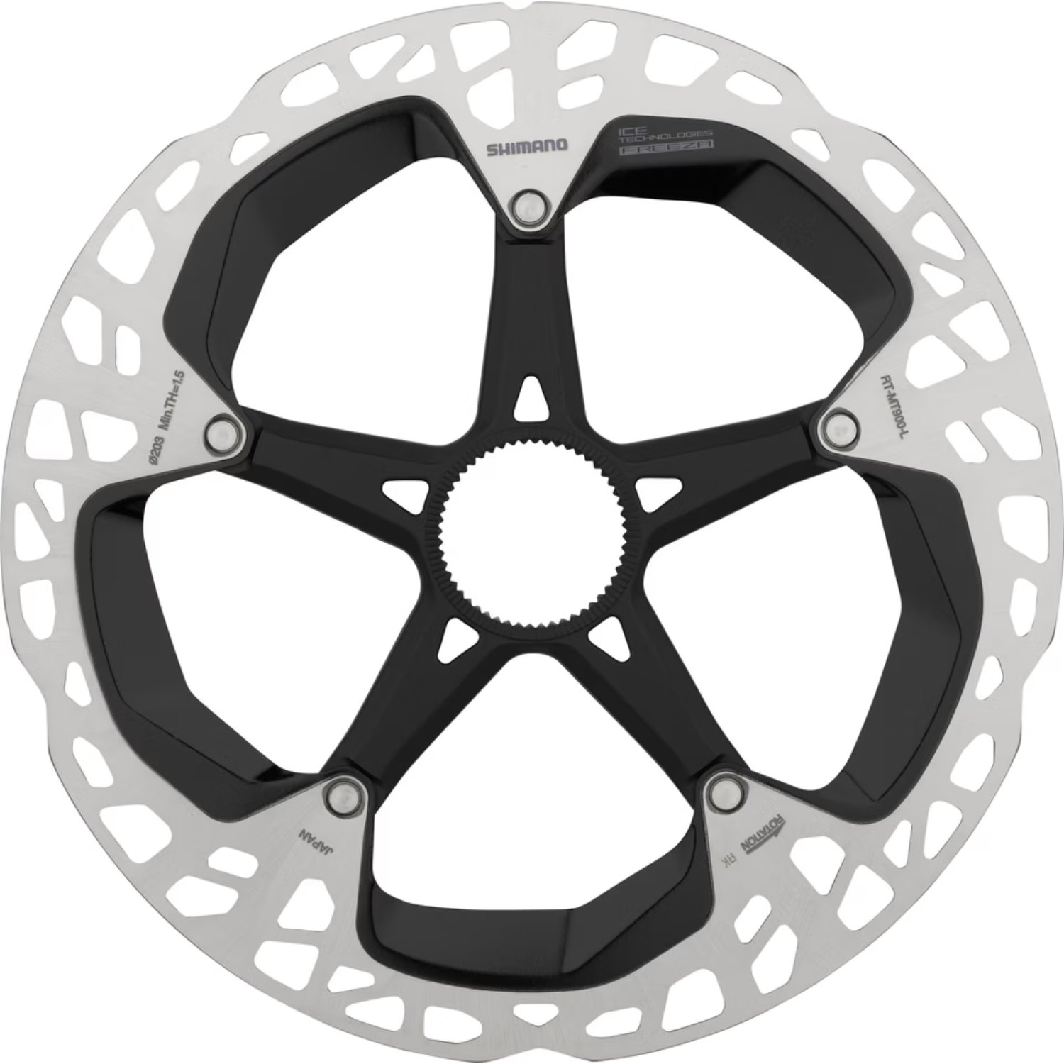 صفحه دیسک (روتور) دوچرخه شیمانو Shimano RT-MT900 Center-Lock
