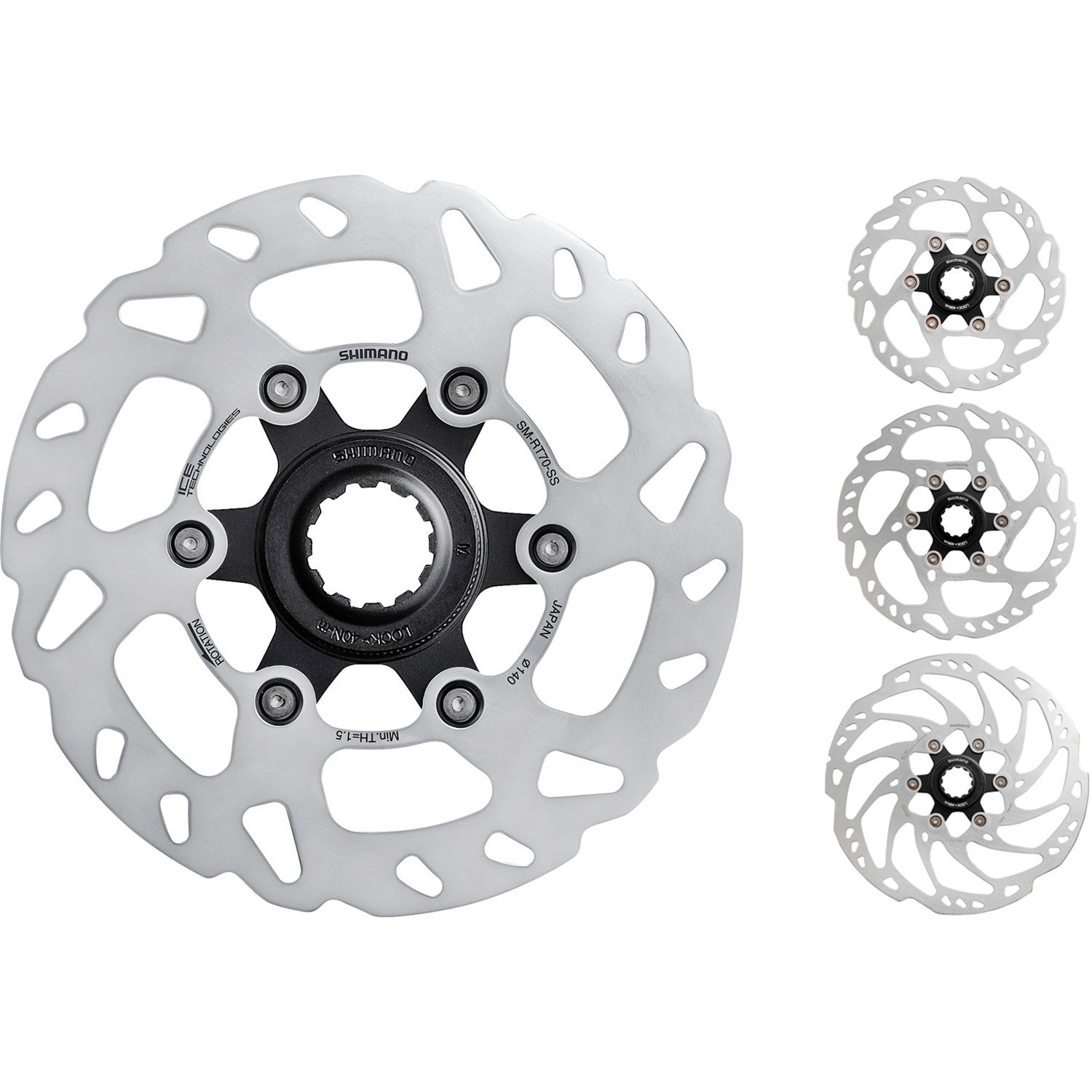 صفحه دیسک (روتور) دوچرخه شیمانو Shimano SM-RT70 Center-Lock