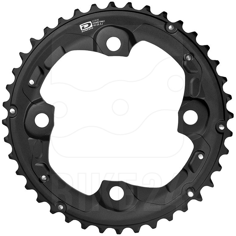 سینی طبق قامه 2*10 سرعته دوچرخه شیمانو Shimano SLX 2x10 speed for FC-M675 24T 