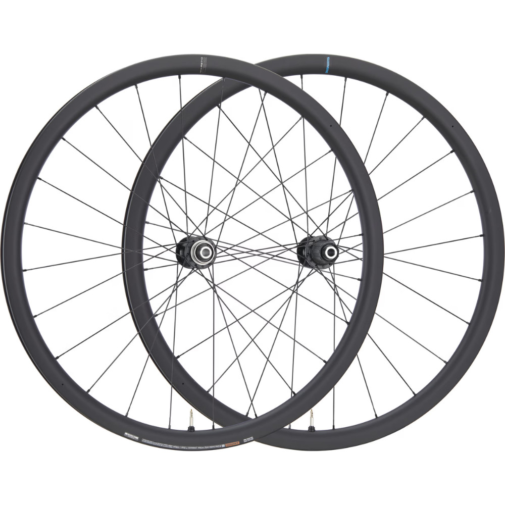 توپی طوقه کامل (ویلست) دوچرخه شیمانو Shimano WH-RS710-C32-F&R:24H 11/12 SP-TRU TUBELESS 