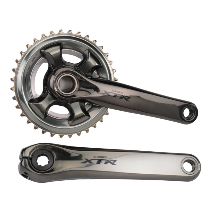 طبق قامه بدون توپی 2*11 سرعته دوچرخه شیمانو Shimano XTR FC-M9000-2 MTB 2x11s 36/26T 175mm