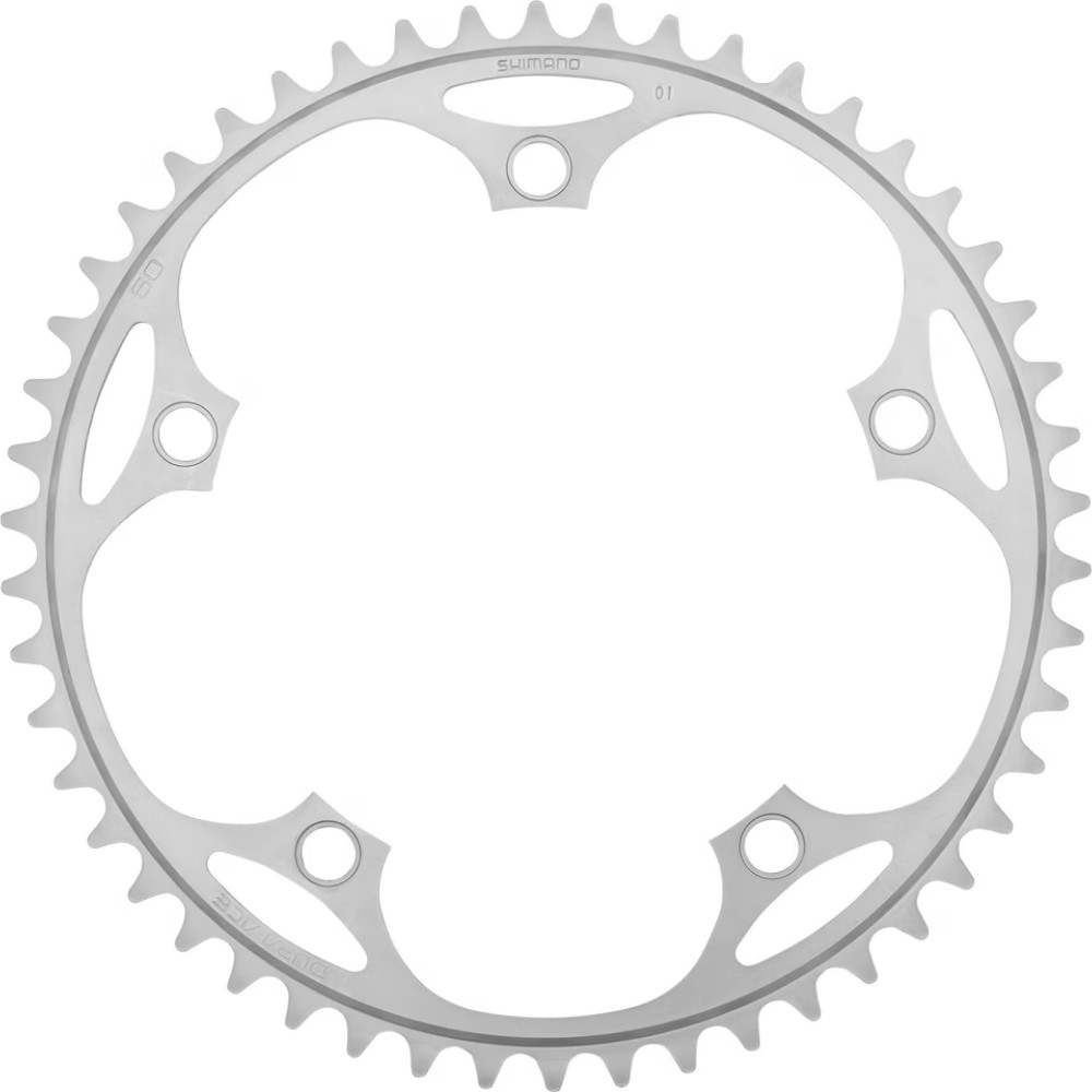 سینی طبق قامه تک سرعته دوچرخه شیمانو Shimano Dura-Ace Track FC-7710 5-Arm Singlespeed 1/2x3/32