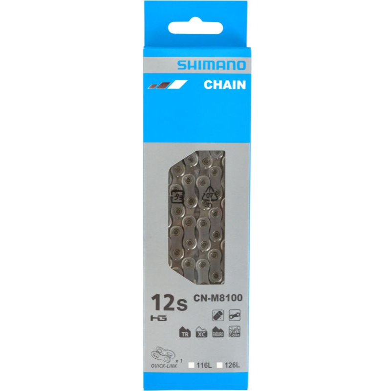 زنجیر دوچرخه 12 سرعته شیمانو Shimano XT CN-M8100 12-SP