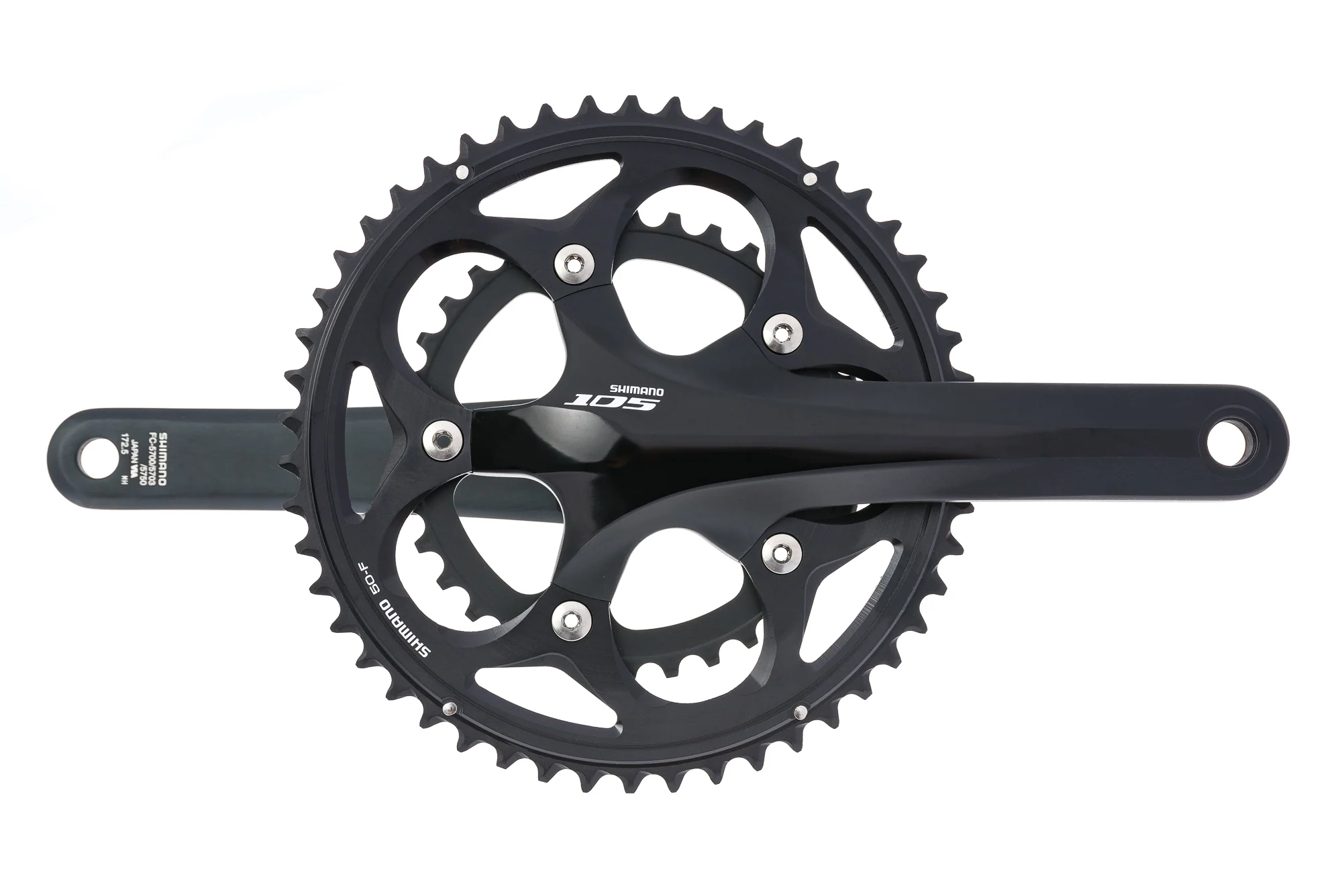 طبق قامه 10کورسی 10 سرعته دوچرخه شیمانو Shimano 105 FC-5750 10 BCD Hollowtech II