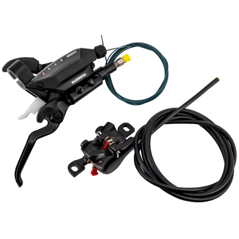 ست دسته دنده و ترمز هیدرولیک دوچرخه شیمانو Shimano ST-EF515+BR-MT200 2x8